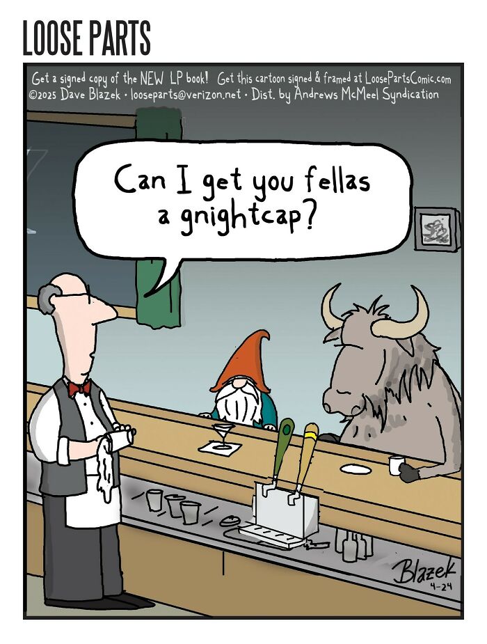“Loose Parts&#8221;: 20 Hilariously Absurd Comics By Veteran Cartoonist Dave Blazek (New Pics)