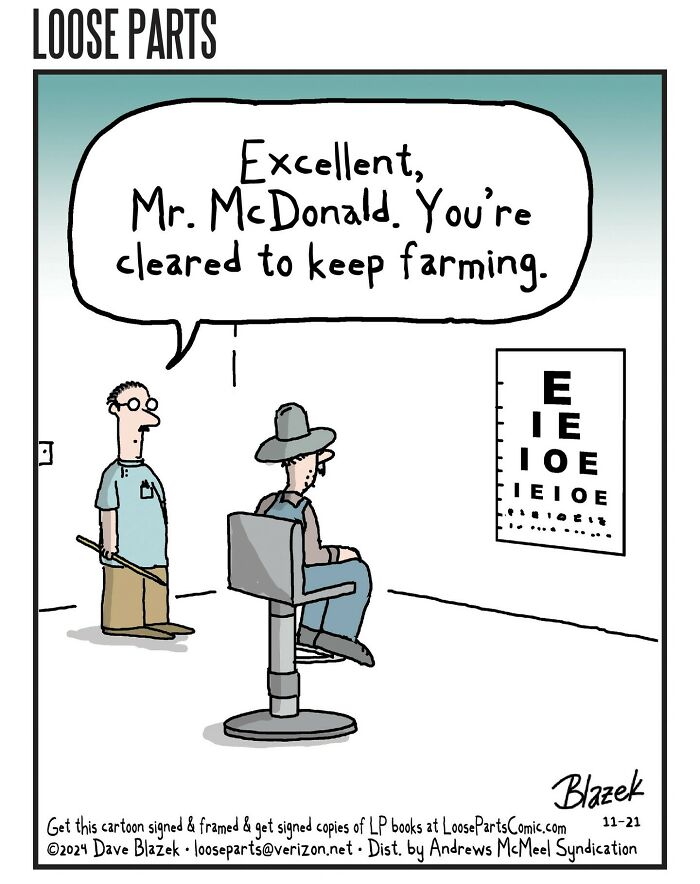 “Loose Parts&#8221;: 20 Hilariously Absurd Comics By Veteran Cartoonist Dave Blazek (New Pics)