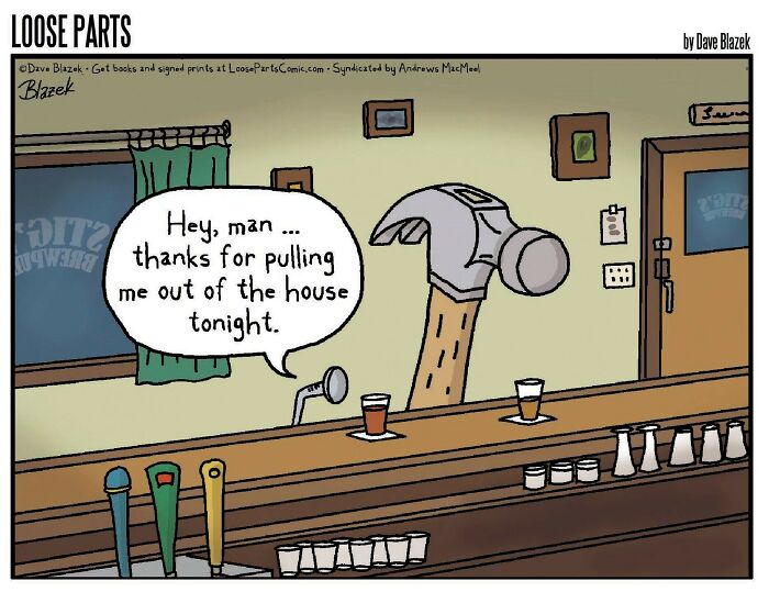 “Loose Parts&#8221;: 20 Hilariously Absurd Comics By Veteran Cartoonist Dave Blazek (New Pics)