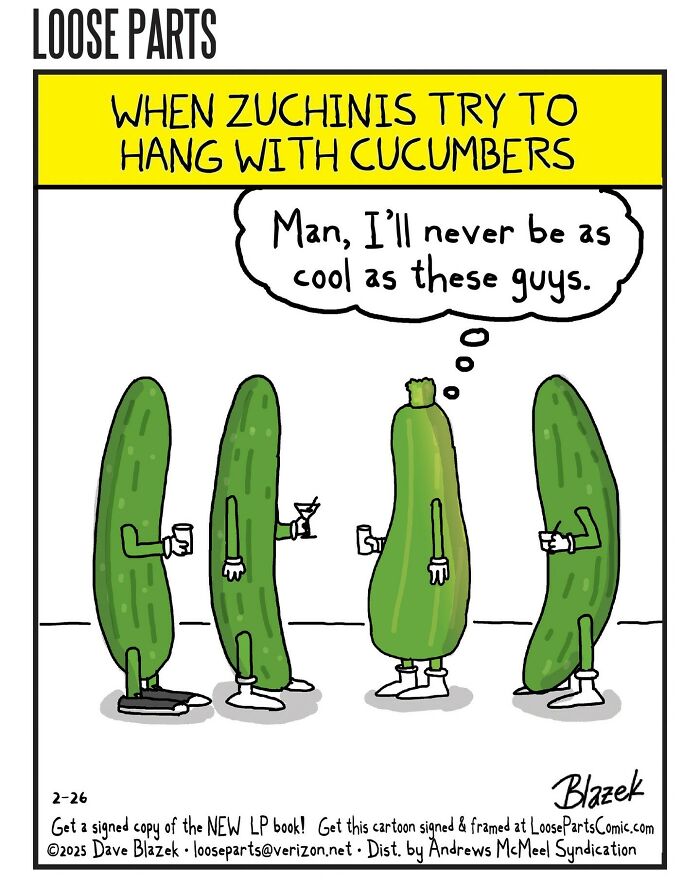 “Loose Parts&#8221;: 20 Hilariously Absurd Comics By Veteran Cartoonist Dave Blazek (New Pics)