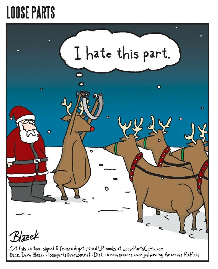 “Loose Parts&#8221;: 20 Hilariously Absurd Comics By Veteran Cartoonist Dave Blazek (New Pics)