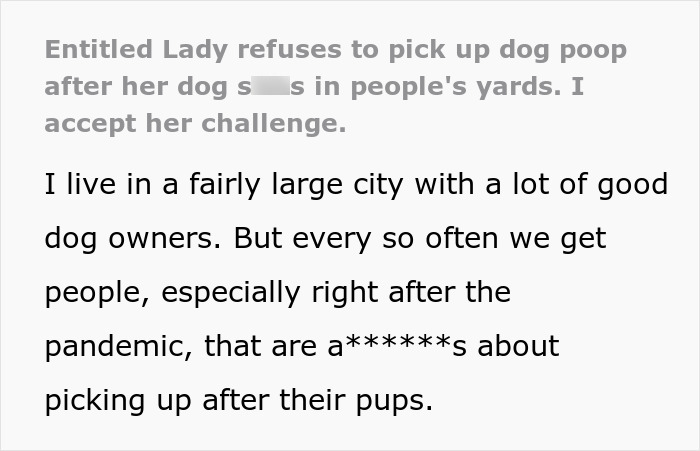 “I Hit The Button”: Man’s Petty Revenge On Entitled Dog Owner Works Like A Charm