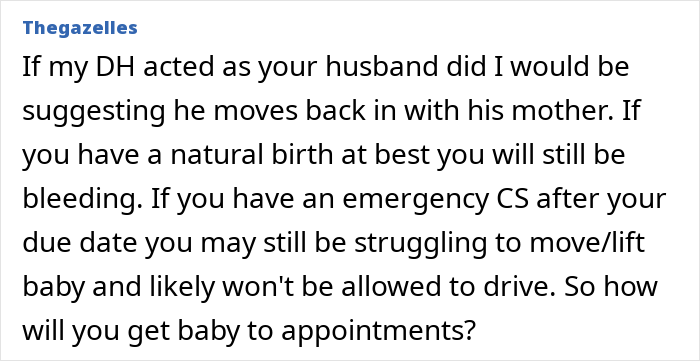 Guy Tells Pregnant Wife “I’ll Just Go With The 2-Year-Old” After She Refuses Postpartum Trip