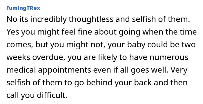 Guy Tells Pregnant Wife “I’ll Just Go With The 2-Year-Old” After She Refuses Postpartum Trip