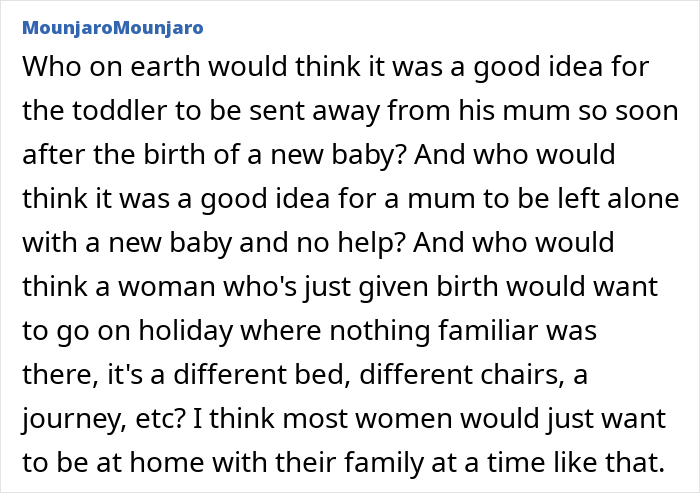 Guy Tells Pregnant Wife “I’ll Just Go With The 2-Year-Old” After She Refuses Postpartum Trip