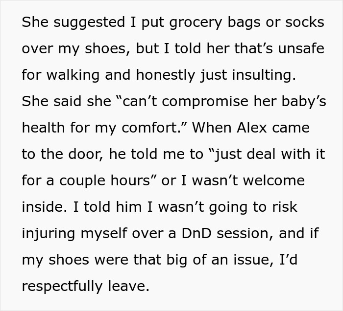Man Muses Online: “AITA For Refusing To Take My Shoes Off In My Friend’s House?”