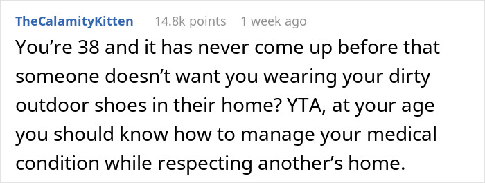 Man Muses Online: “AITA For Refusing To Take My Shoes Off In My Friend’s House?”