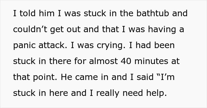 Woman 40 Weeks Pregnant Slips And Fall In The Tub, Boyfriend Mad He Has To Help Her Up After 40 Mins