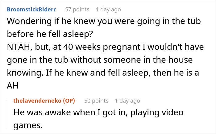 Woman 40 Weeks Pregnant Slips And Fall In The Tub, Boyfriend Mad He Has To Help Her Up After 40 Mins