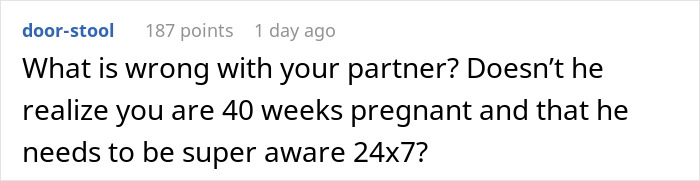 Woman 40 Weeks Pregnant Slips And Fall In The Tub, Boyfriend Mad He Has To Help Her Up After 40 Mins