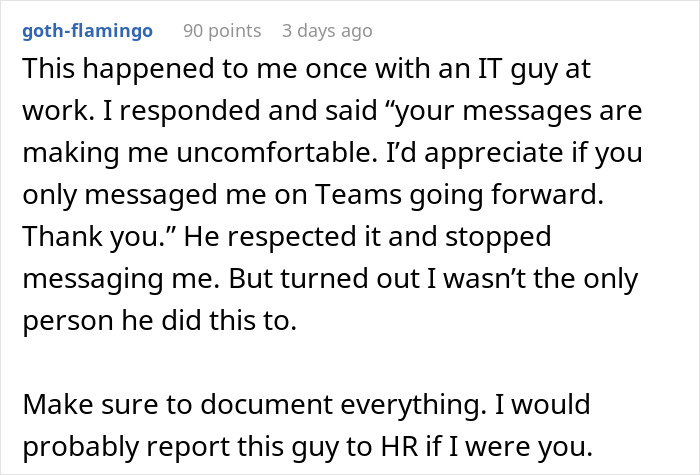 Woman Ghosts Creepy Colleague Who Won&#8217;t Stop Texting Her, He Just Doubles Down, She’s Horrified