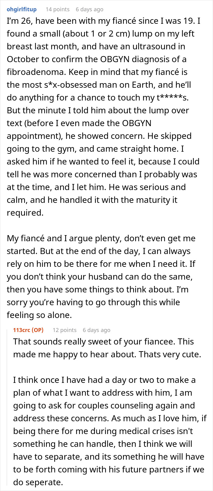 Wife Told She Needs Surgery After Mammogram, Shocked When Hubby Mocks Her For Her Pronunciation