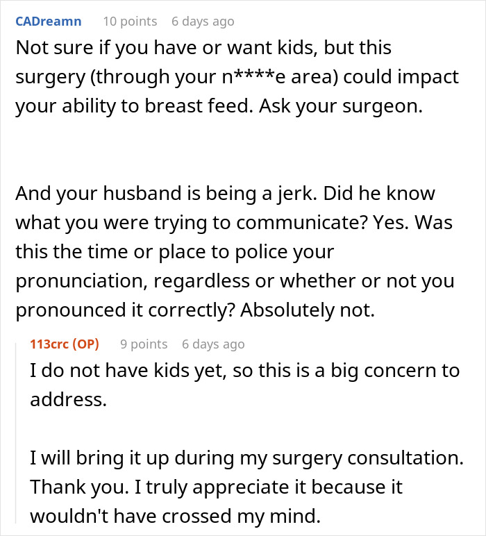 Wife Told She Needs Surgery After Mammogram, Shocked When Hubby Mocks Her For Her Pronunciation
