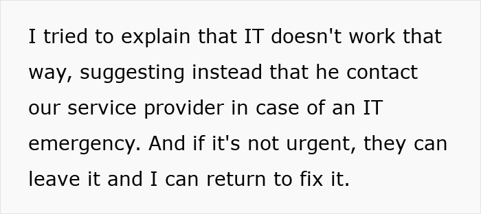 Boss Refuses To Approve PTO Unless IT Manager Trains Him, Gets A Resignation Letter Instead