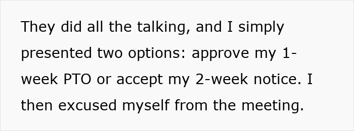 Boss Refuses To Approve PTO Unless IT Manager Trains Him, Gets A Resignation Letter Instead
