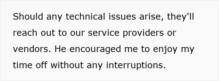 Boss Refuses To Approve PTO Unless IT Manager Trains Him, Gets A Resignation Letter Instead