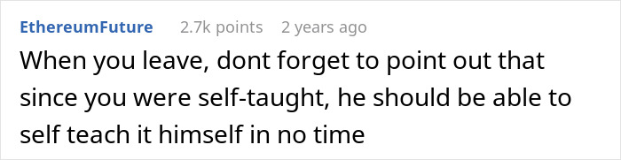 Boss Refuses To Approve PTO Unless IT Manager Trains Him, Gets A Resignation Letter Instead