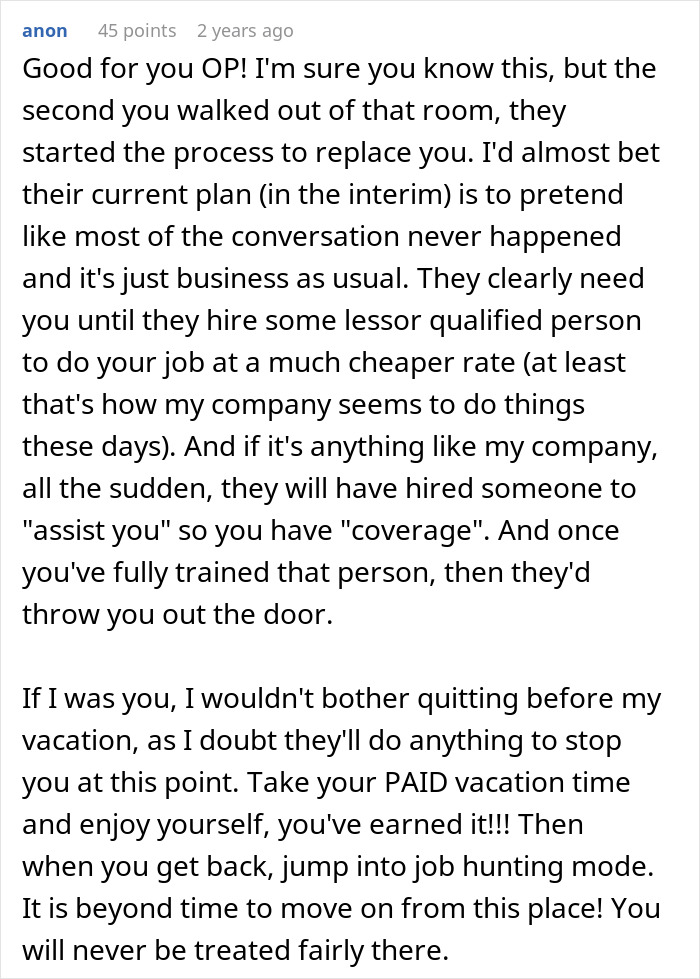 Boss Refuses To Approve PTO Unless IT Manager Trains Him, Gets A Resignation Letter Instead