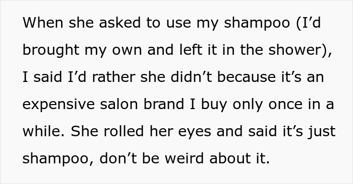 BF Feels Embarrassed And Annoyed After GF Refuses To Let His Female Friend Use Her Expensive Shampoo