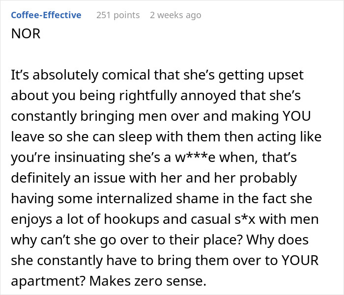 Lady Reaches Limit After Having To Leave Home 3 Times In A Week As Selfish Roommate Had Men Over