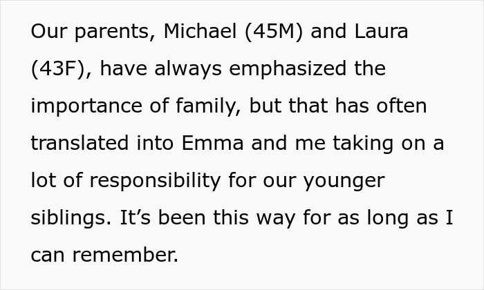 16YO Twins Miss Out On Being Teens Due To Parents Always Expecting Them To Babysit Their 6 Kids