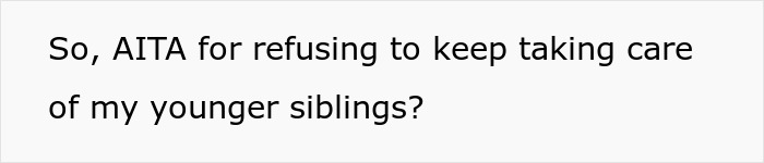 16YO Twins Miss Out On Being Teens Due To Parents Always Expecting Them To Babysit Their 6 Kids