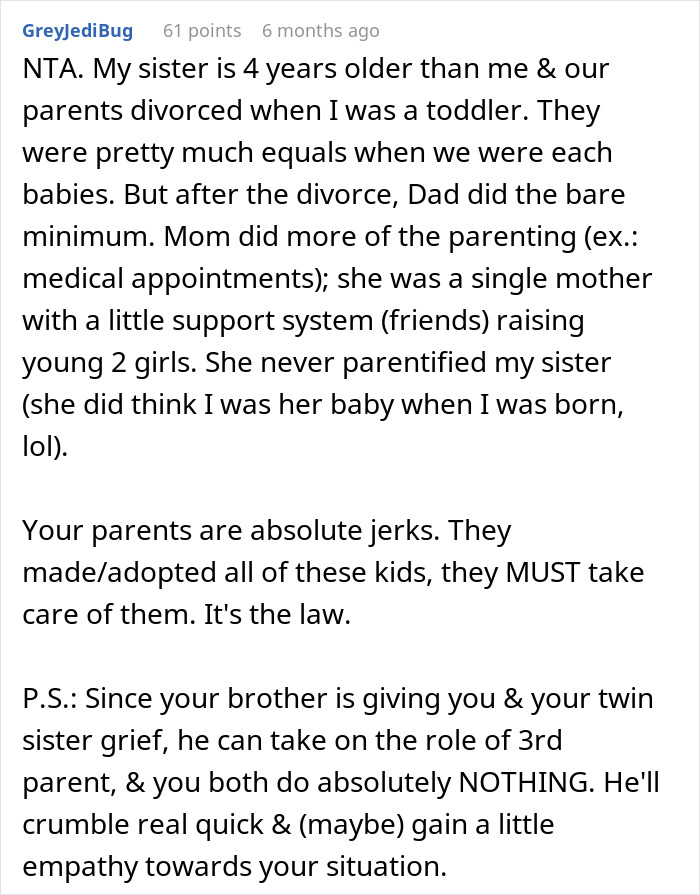 16YO Twins Miss Out On Being Teens Due To Parents Always Expecting Them To Babysit Their 6 Kids