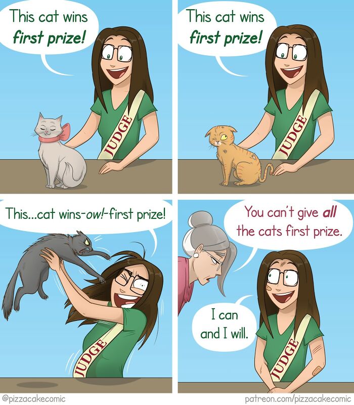 50 Funny Comics About Life, Cats, And Everyday Chaos (New Pics)
