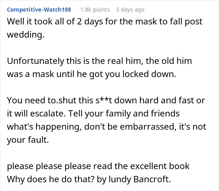 &#8220;He Isn&#8217;t A Good Egg&#8221;: People Urge Woman To Leave Husband After His Post-Wedding Change