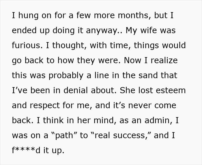 Husband Shares Painful Story About A Vacation That Exposed Cracks In His 20+ Year Marriage