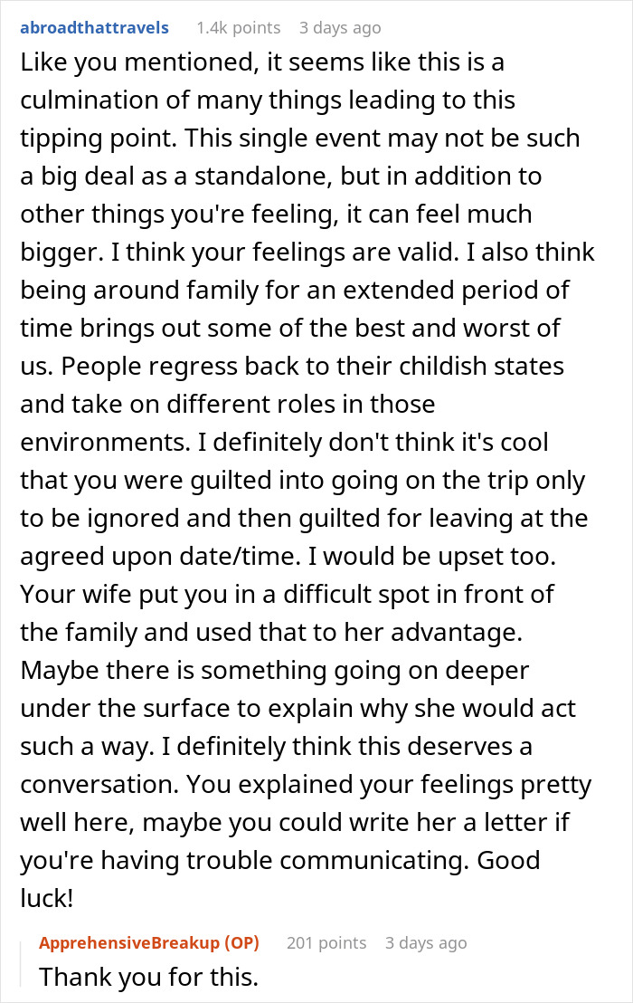 Husband Shares Painful Story About A Vacation That Exposed Cracks In His 20+ Year Marriage