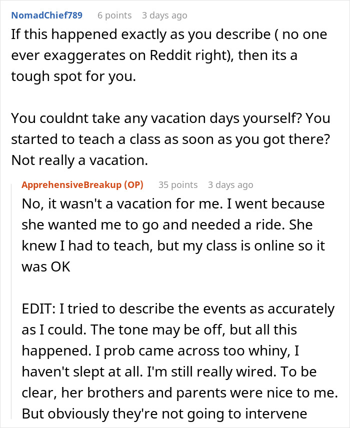 Husband Shares Painful Story About A Vacation That Exposed Cracks In His 20+ Year Marriage