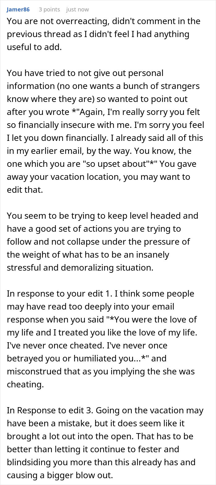 Husband Shares Painful Story About A Vacation That Exposed Cracks In His 20+ Year Marriage