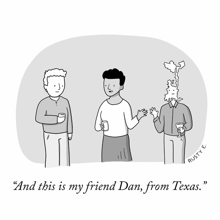 19 Brilliant One-Panel Comics By Rusty That Show The Humor In Everyday Struggles