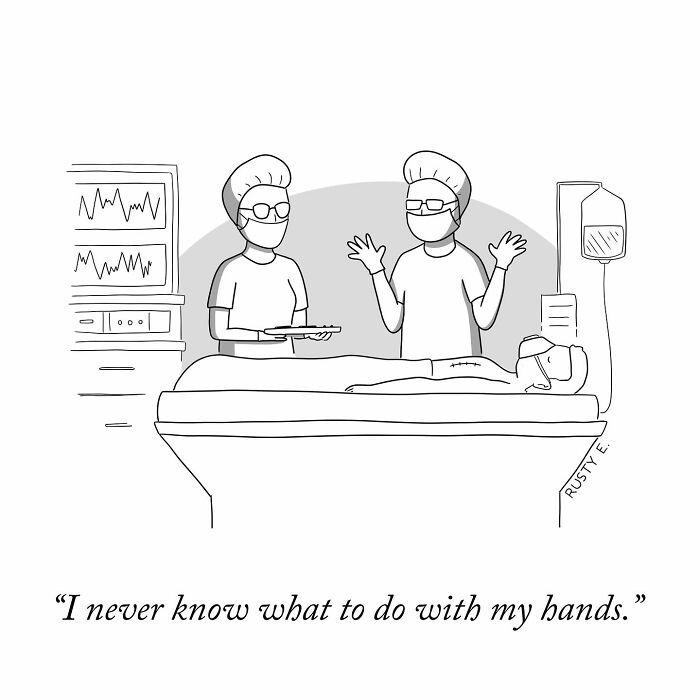 19 Brilliant One-Panel Comics By Rusty That Show The Humor In Everyday Struggles