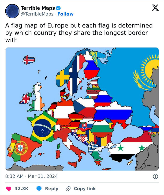 45 Cool And Interesting Geography Facts And Maps That You’re Unlikely To Find In A Textbook