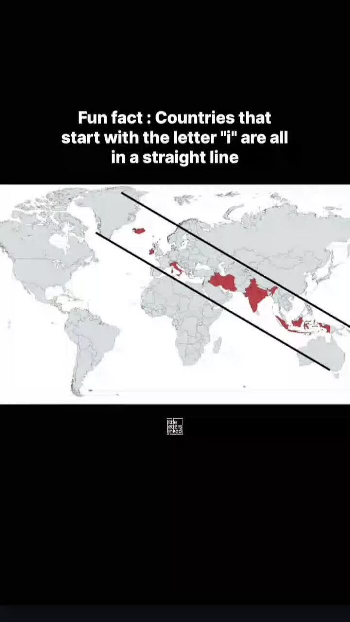45 Cool And Interesting Geography Facts And Maps That You’re Unlikely To Find In A Textbook