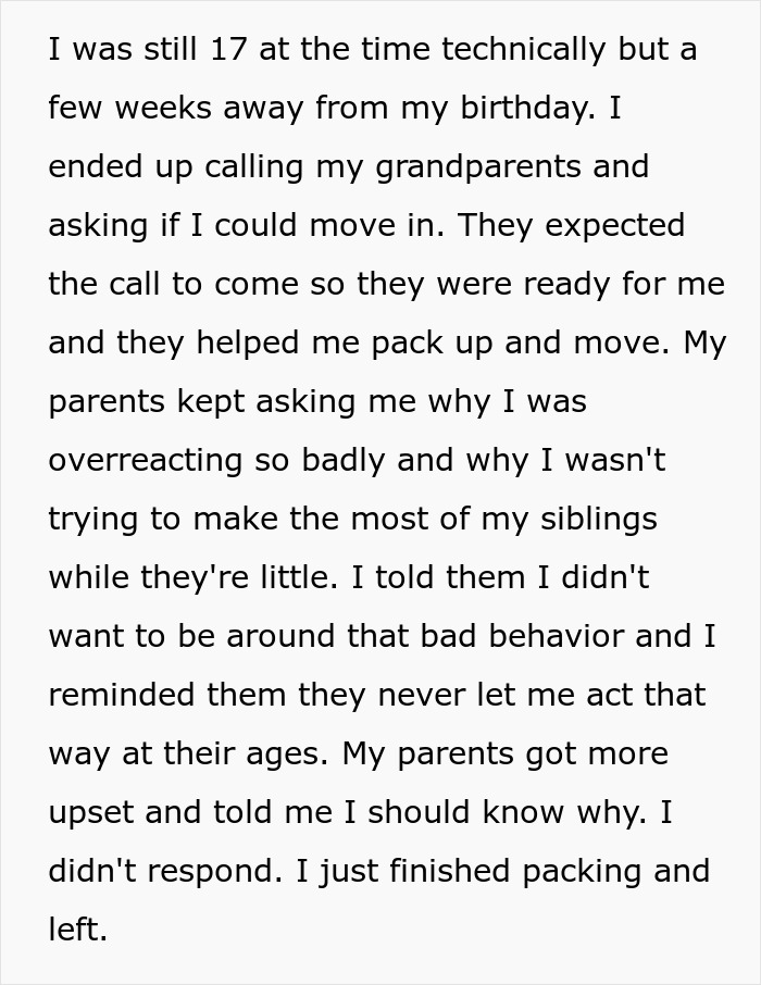Guy Refuses To Babysit His Siblings After Years Of Being Treated Like A Stranger