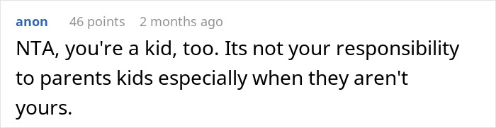 Guy Refuses To Babysit His Siblings After Years Of Being Treated Like A Stranger