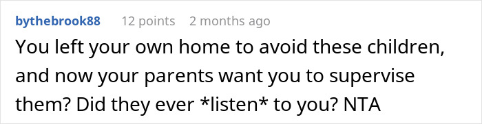 Guy Refuses To Babysit His Siblings After Years Of Being Treated Like A Stranger
