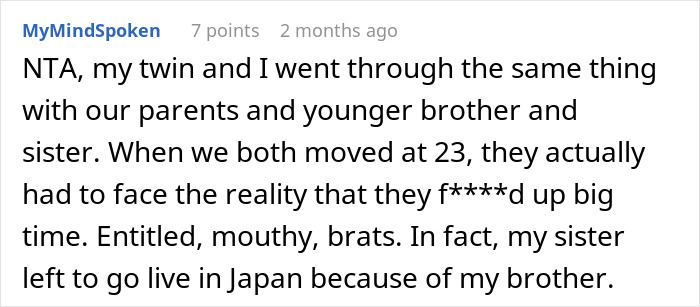 Guy Refuses To Babysit His Siblings After Years Of Being Treated Like A Stranger
