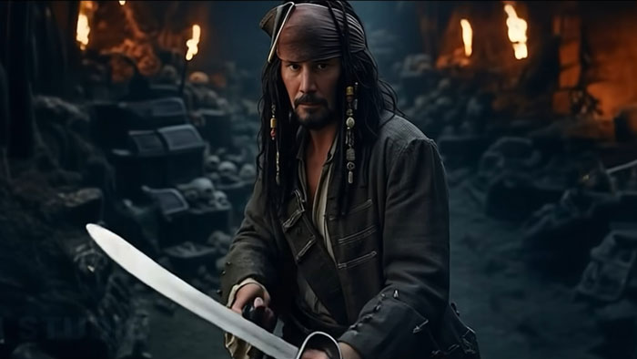 AI Just Turned Keanu Reeves Into Jack Sparrow — Johnny Depp Fans Hate It