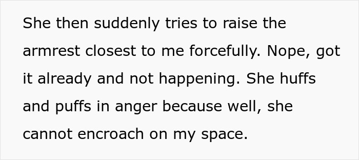 Obese Woman Tries To Force Passenger To Raise Their Armrest, Flight Attendant Has To Get Involved