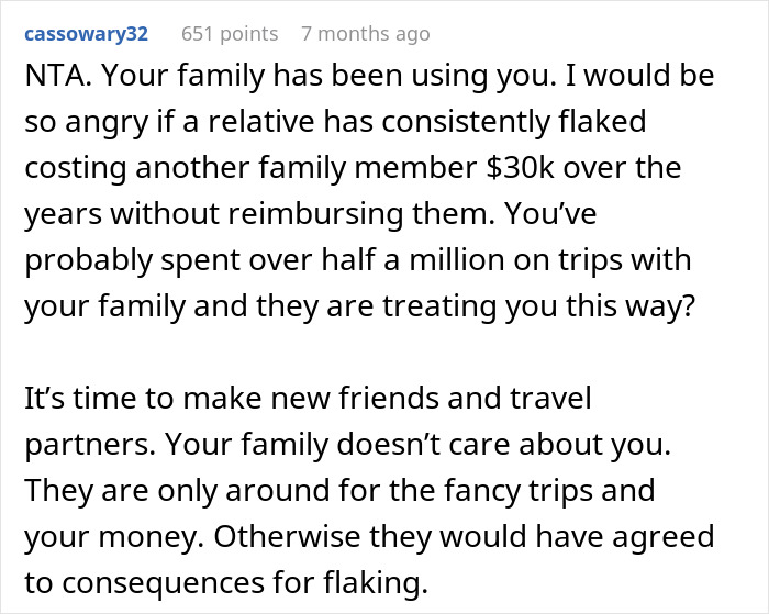 &#8220;I Can&#8217;t Recoup The Cost Of His Fare&#8221;: Fickle Guy Ends Up Getting Excluded From Free Family Trip