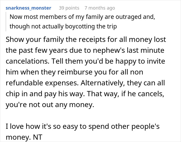 &#8220;I Can&#8217;t Recoup The Cost Of His Fare&#8221;: Fickle Guy Ends Up Getting Excluded From Free Family Trip
