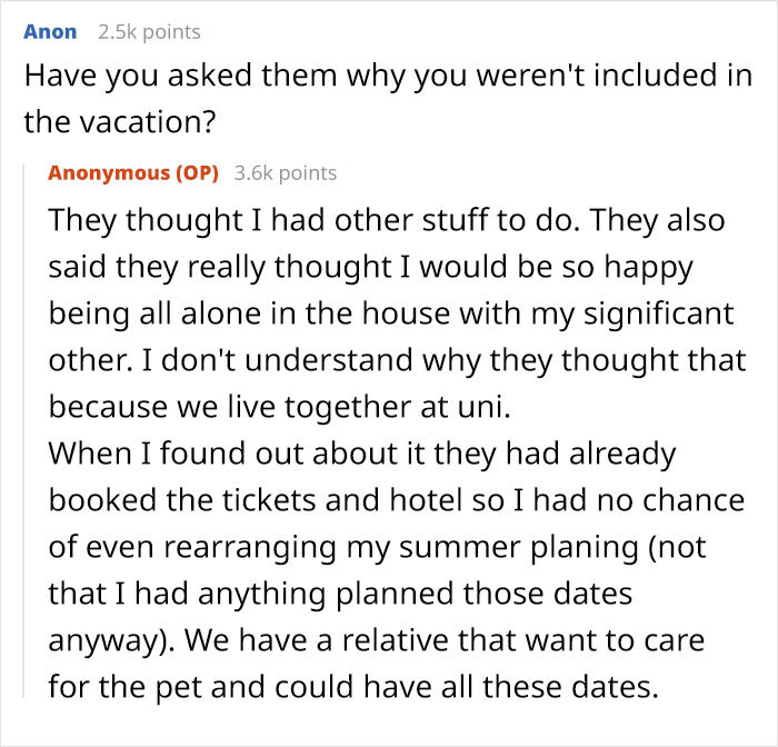 &#8220;I Cried So Much I Had Cramps&#8221;: Woman Freaks Over Family Vacation, People Tell Her To Grow Up