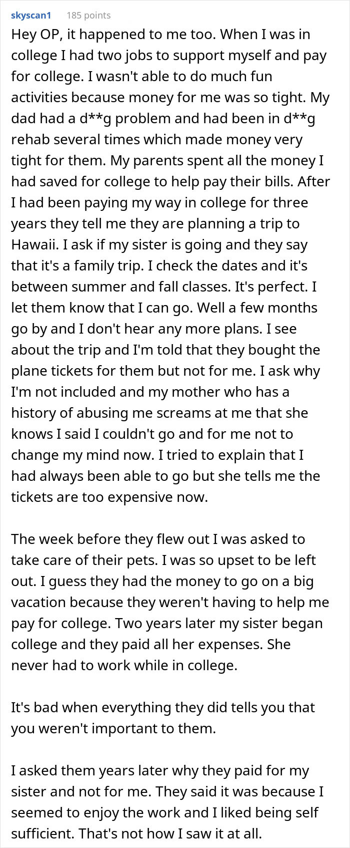 &#8220;I Cried So Much I Had Cramps&#8221;: Woman Freaks Over Family Vacation, People Tell Her To Grow Up