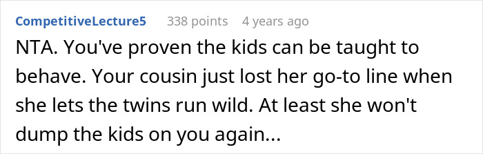 Cousin Dumps Her Destructive Kids On Everyone, One Relative Gets Creative