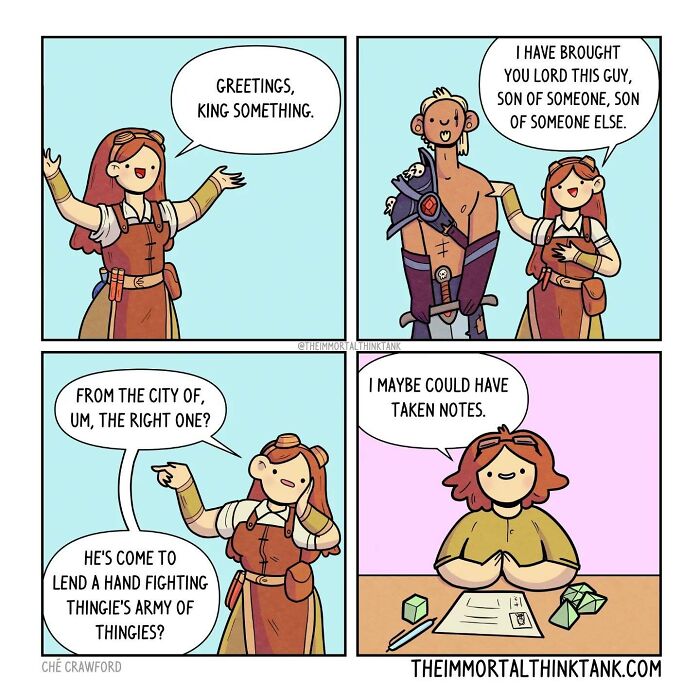 Parenting And Fantasy Gaming Collide In 23 New Comics By This Artist