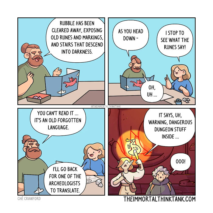 Parenting And Fantasy Gaming Collide In 23 New Comics By This Artist
